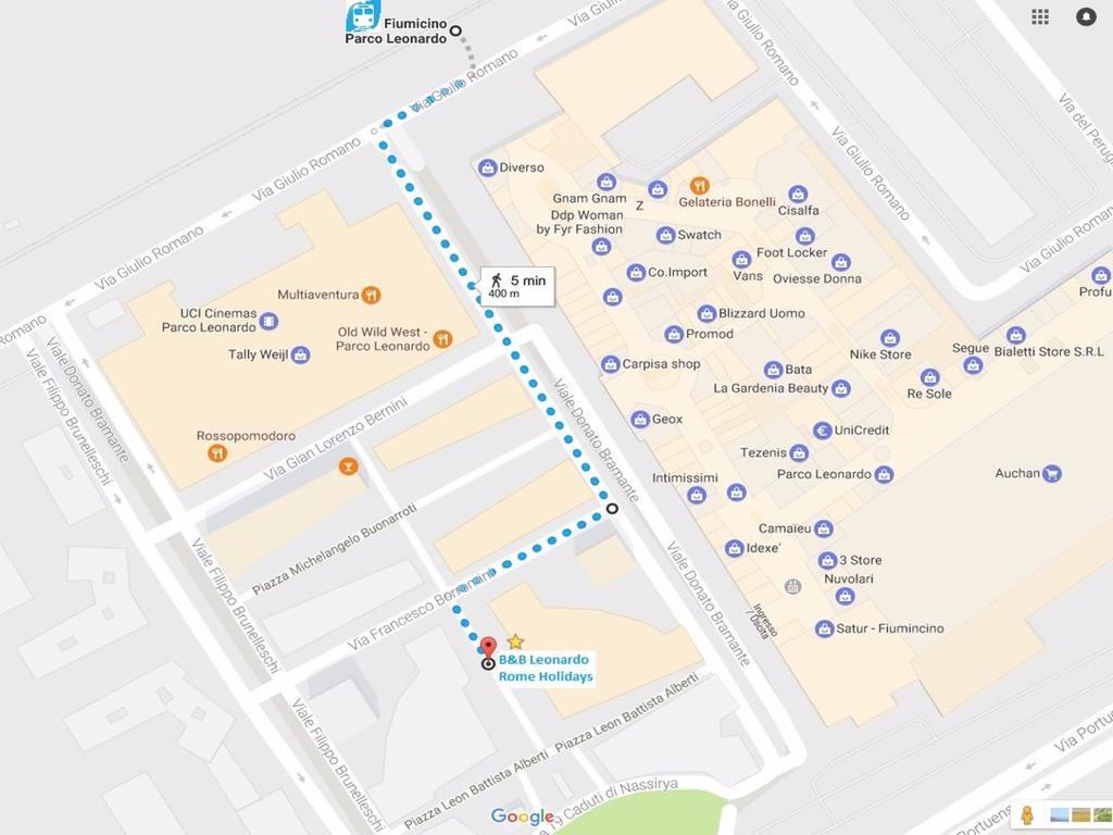 菲乌米奇诺 莱昂纳多罗马假期旅馆酒店 外观 照片